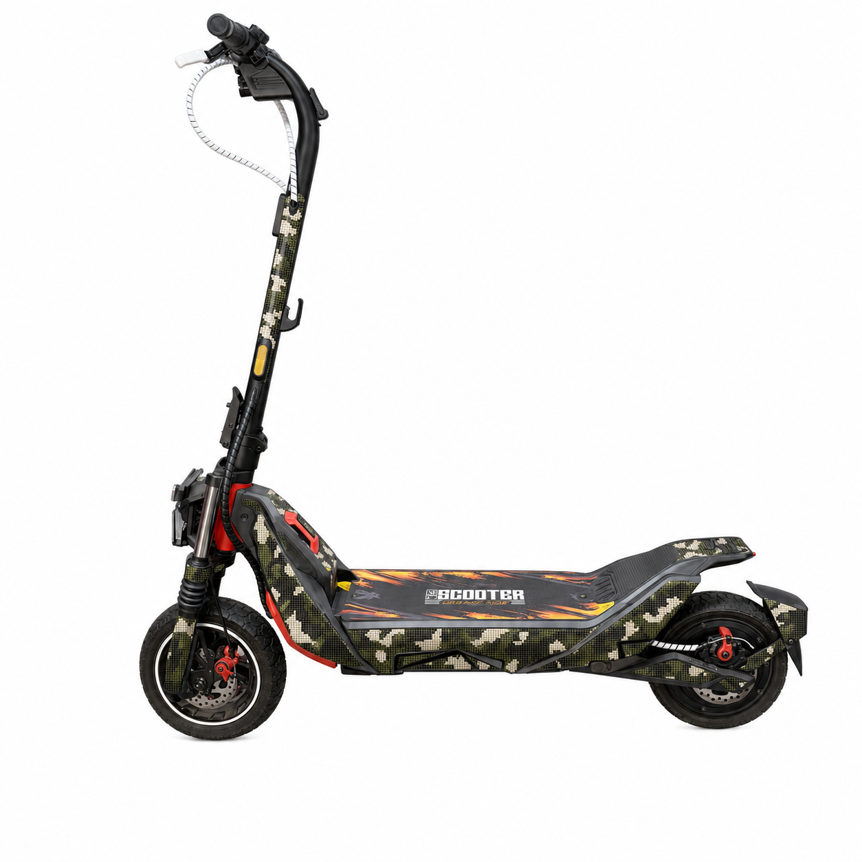 SEGWAY NINEBOT ZT3 SKIN | GREEN CYBER CAMOUFLAGE