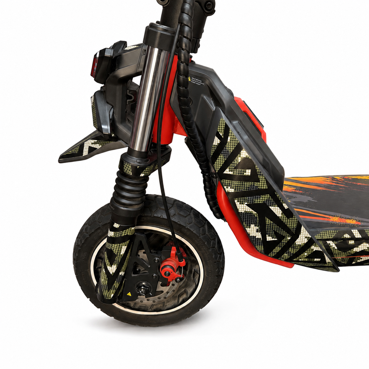 SEGWAY NINEBOT ZT3 SKIN | GREEN CYBER CAMOUFLAGE