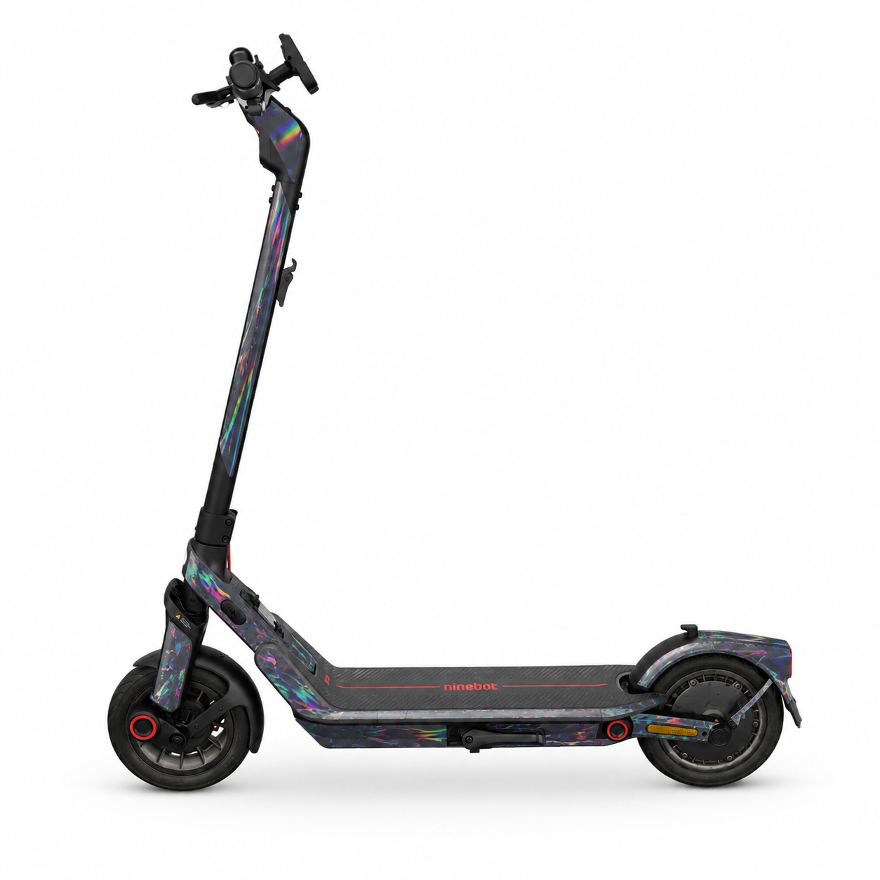 SEGWAY NINEBOT E3 SKIN | BLACK RAINBOW FORGED CARBON