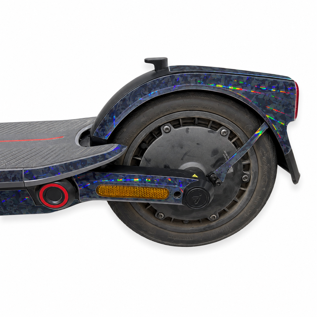 SEGWAY NINEBOT E3 SKIN | BLACK RAINBOW FORGED CARBON