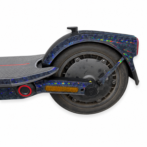 SEGWAY NINEBOT E3 SKIN | BLACK RAINBOW FORGED CARBON