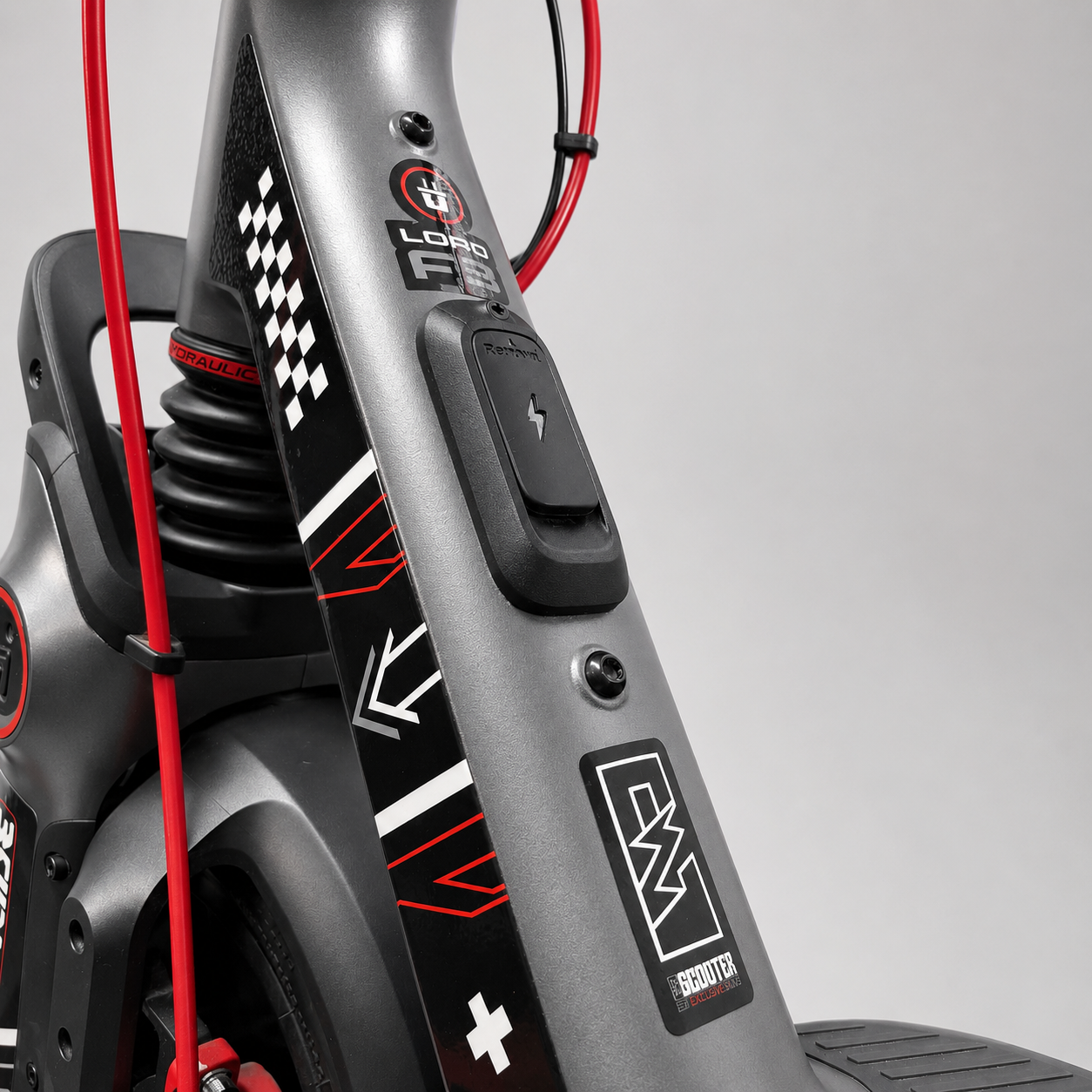 SEGWAY NINEBOT F3 SKIN | ELECTRIC POWER RED