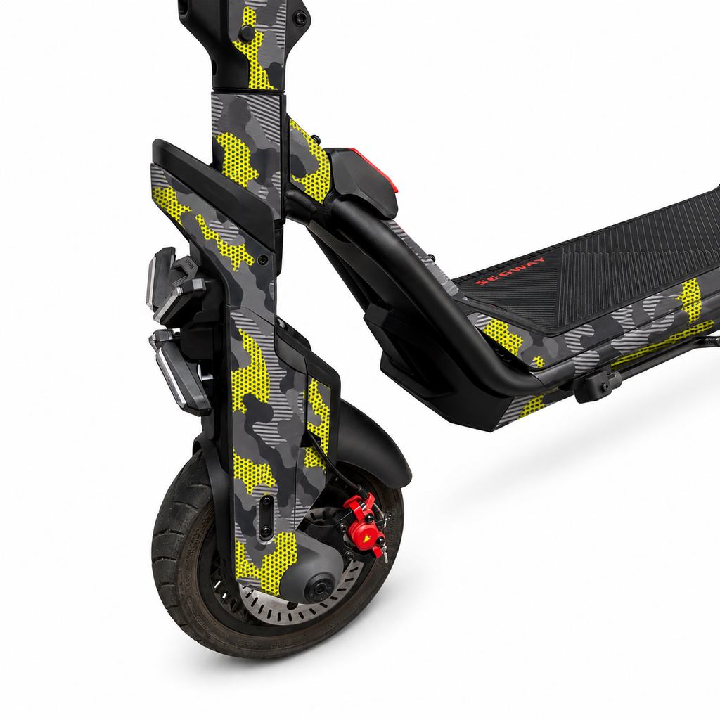 SEGWAY NINEBOT GT3 SKIN | YELLOW CYBER CAMOUFLAGE