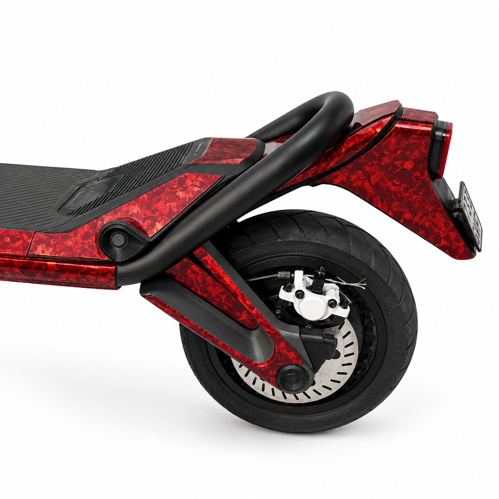 SEGWAY NINEBOT GT3 SKIN | RED FORGED CARBON