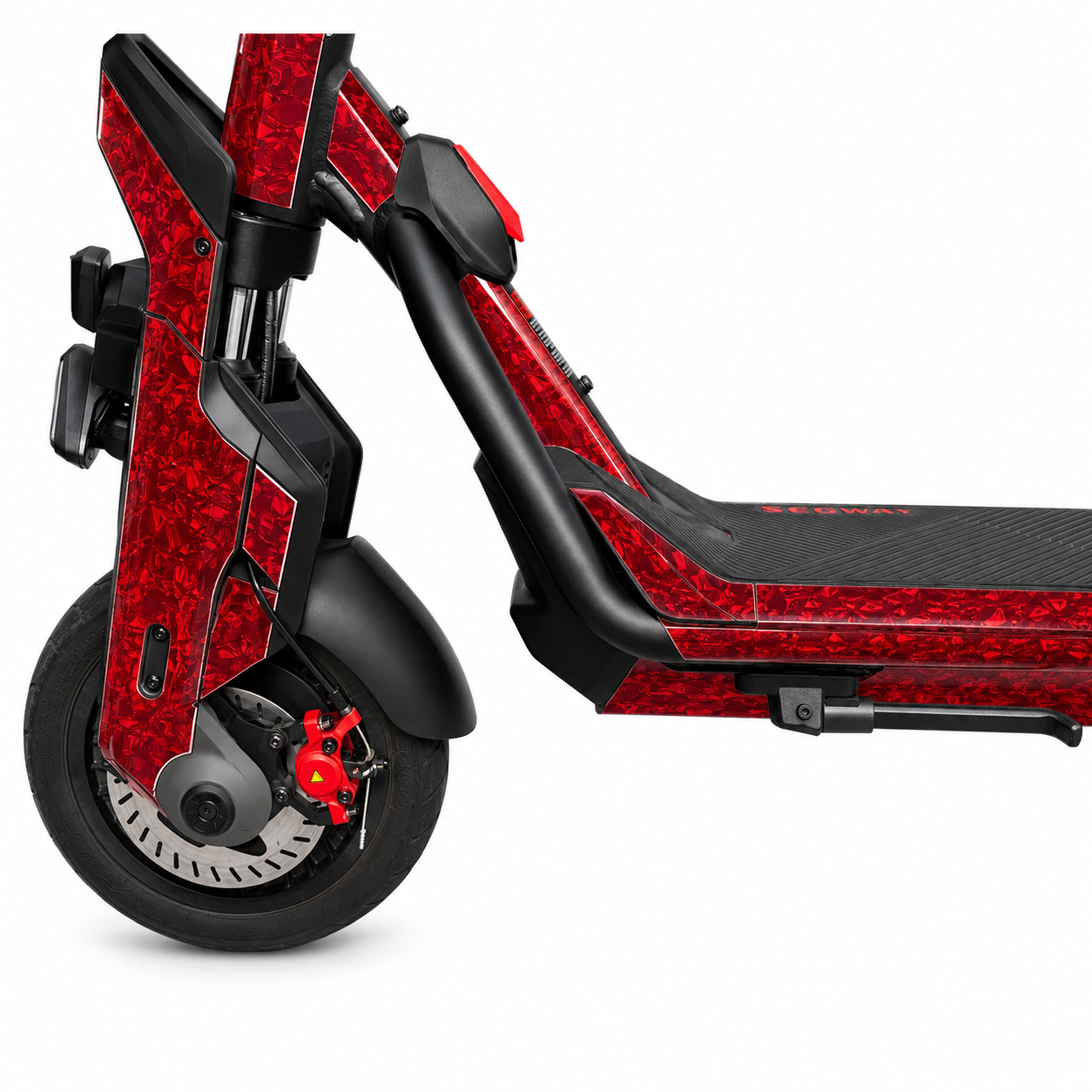 SEGWAY NINEBOT GT3 SKIN | RED FORGED CARBON