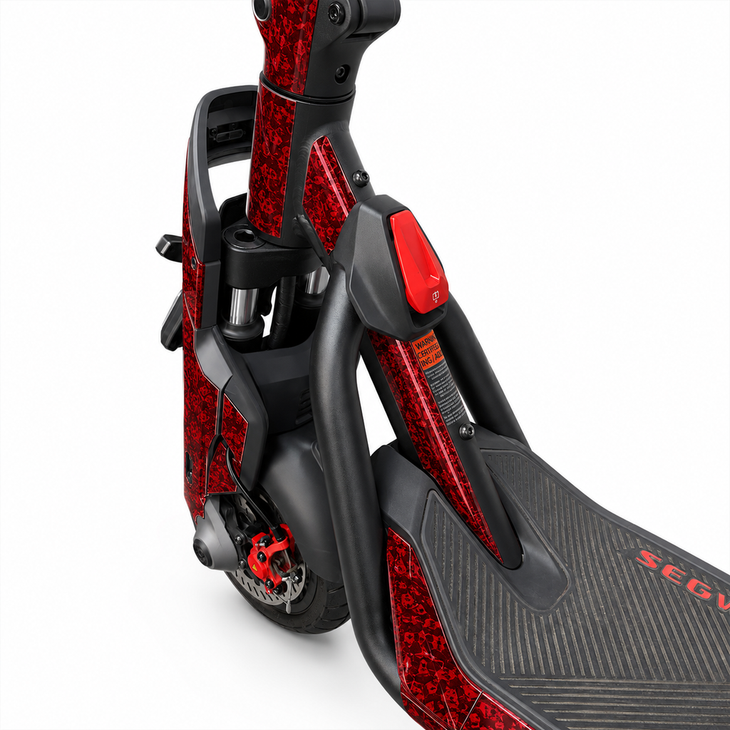 SEGWAY NINEBOT GT3 SKIN | RED FORGED CARBON