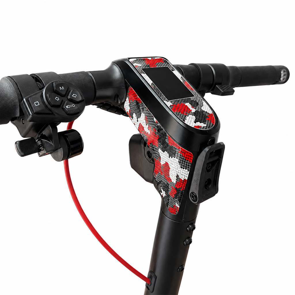 SEGWAY NINEBOT F3 SKIN | 240P RED CAMOUFLAGE