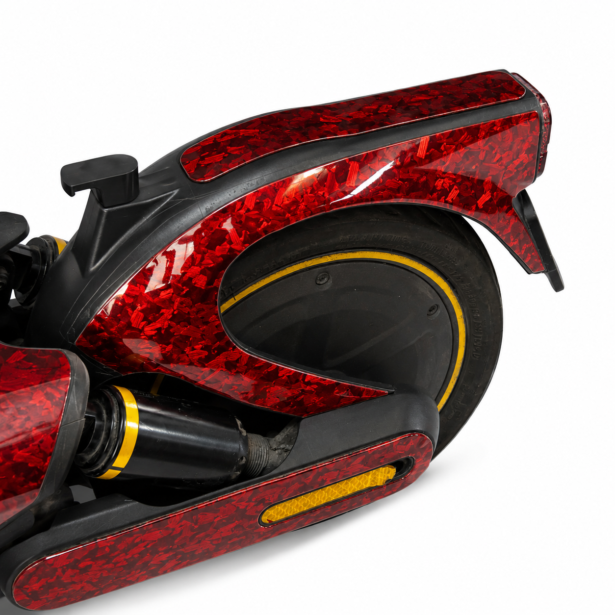 SEGWAY NINEBOT G2 MAX SKIN | RED FORGED CARBON