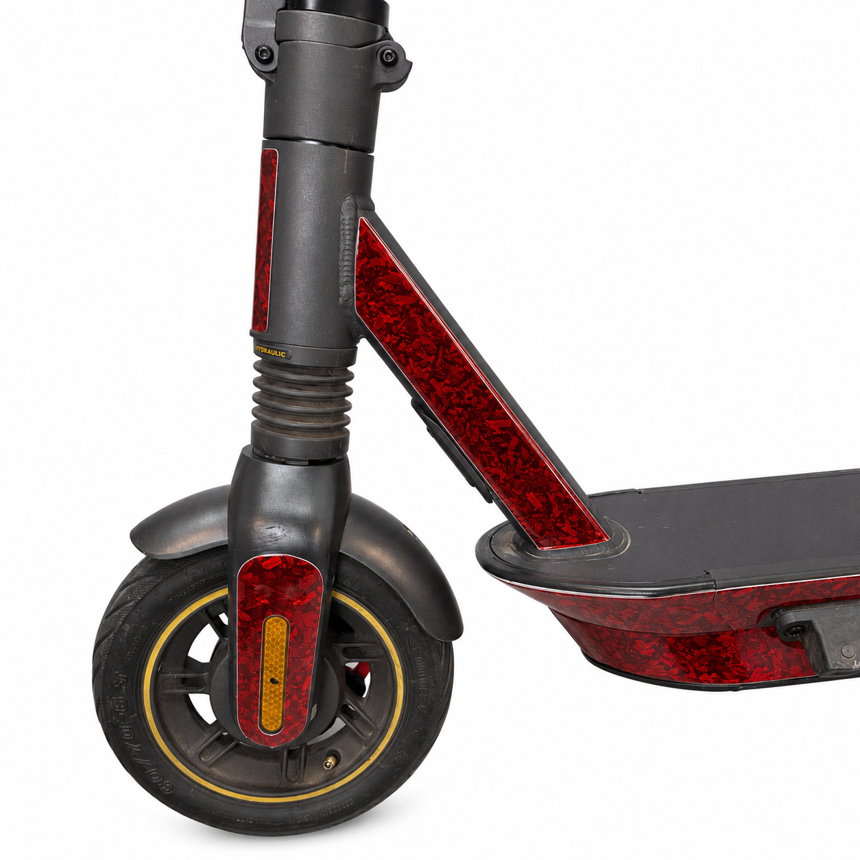 SEGWAY NINEBOT G2 MAX SKIN | RED FORGED CARBON