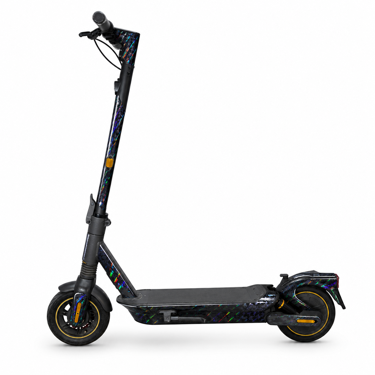 SEGWAY NINEBOT G2 MAX SKIN | BLACK RAINBOW FORGED CARBON