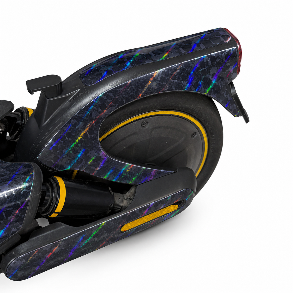 SEGWAY NINEBOT G2 MAX SKIN | BLACK RAINBOW FORGED CARBON