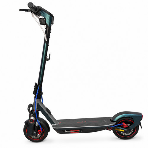 SEGWAY NINEBOT F3 SKIN | BLUE SCHIMMER CARBON