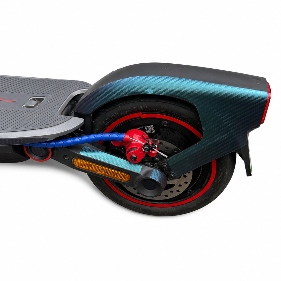SEGWAY NINEBOT F3 SKIN | BLUE SCHIMMER CARBON