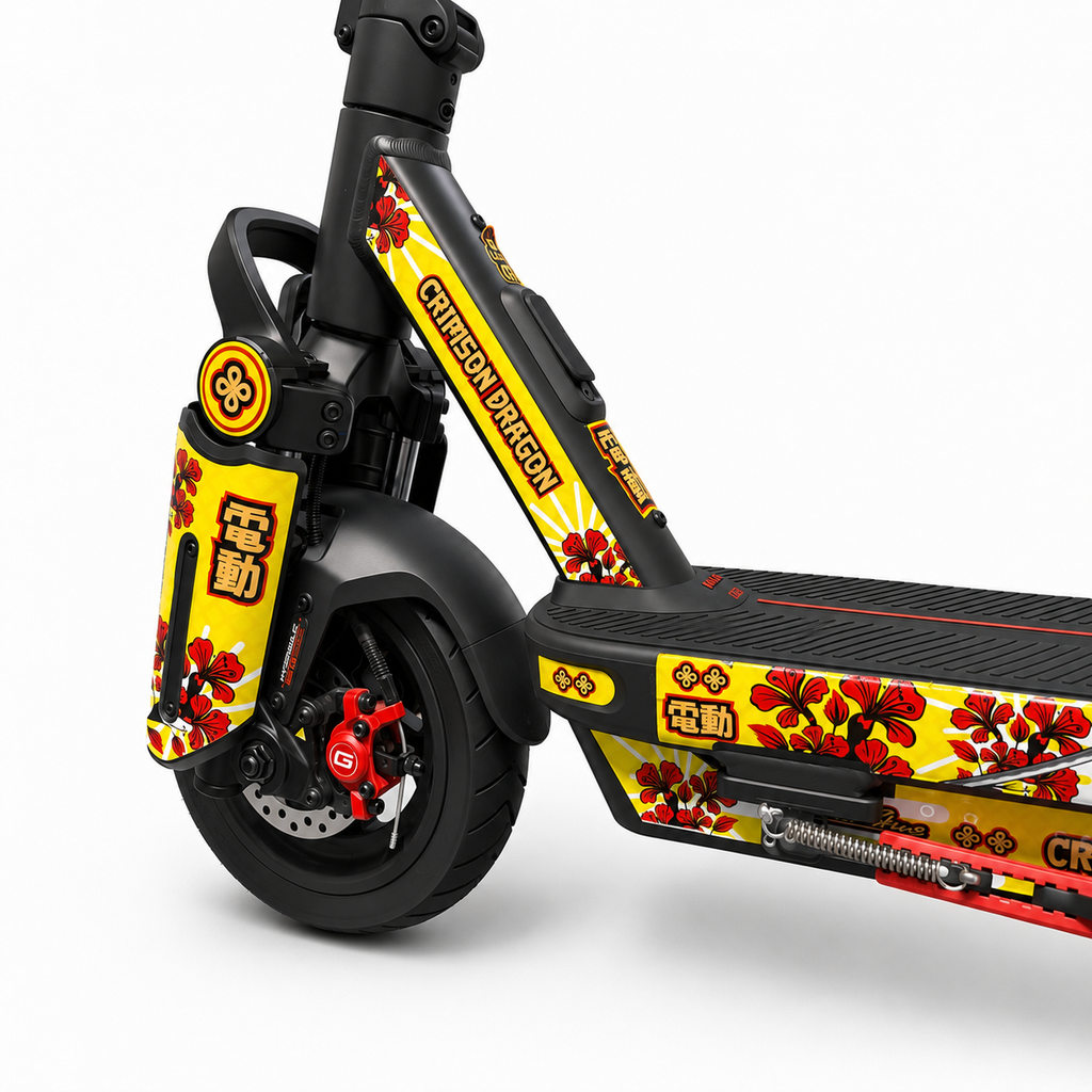 SEGWAY NINEBOT G3 SKIN | CRIMSON DRAGON YELLOW