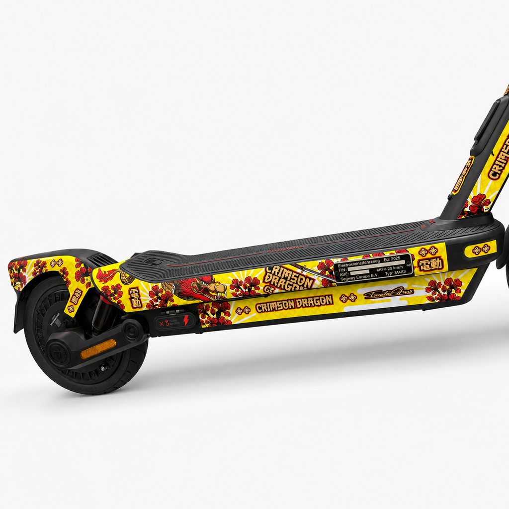 SEGWAY NINEBOT G3 SKIN | CRIMSON DRAGON YELLOW