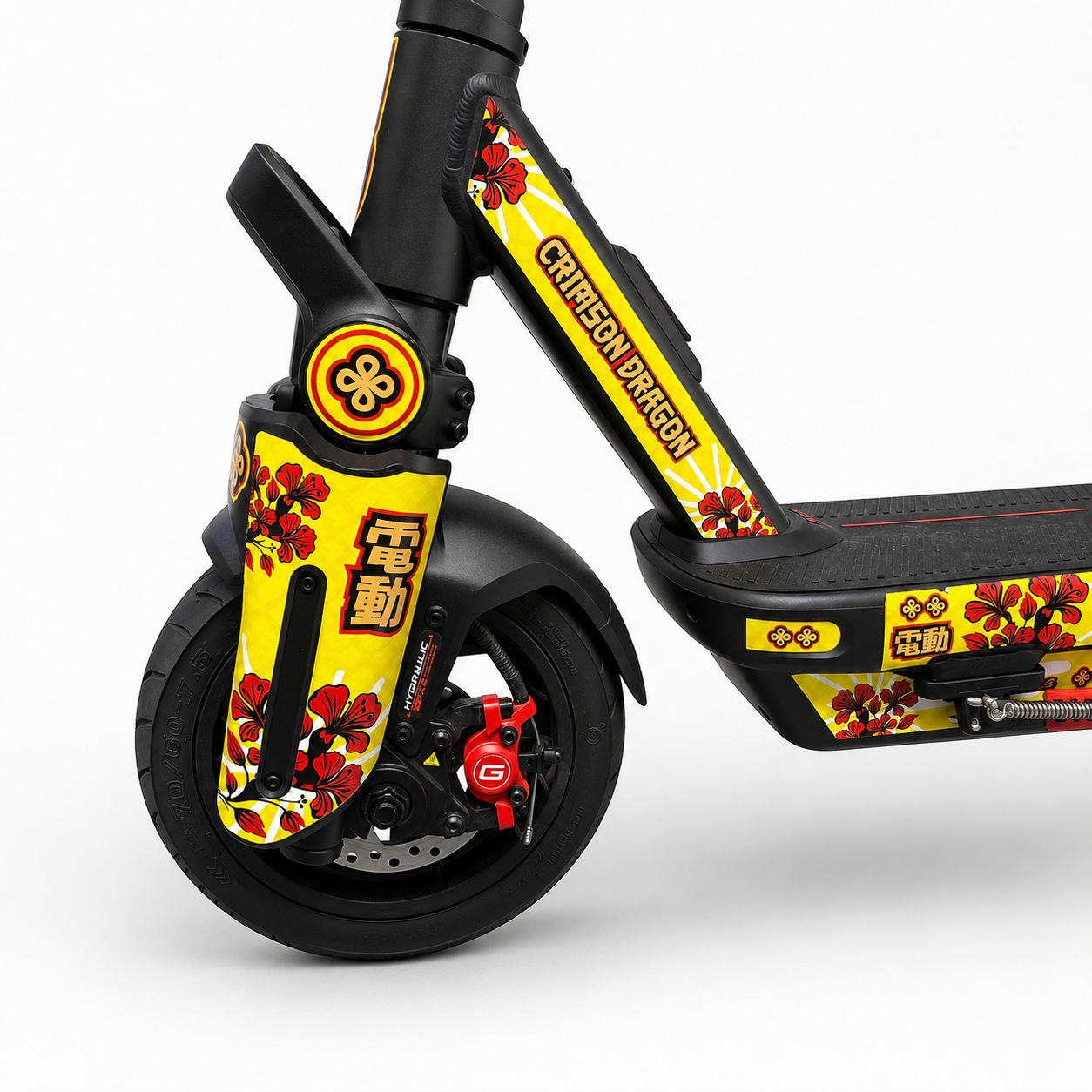 SEGWAY NINEBOT G3 SKIN | CRIMSON DRAGON YELLOW