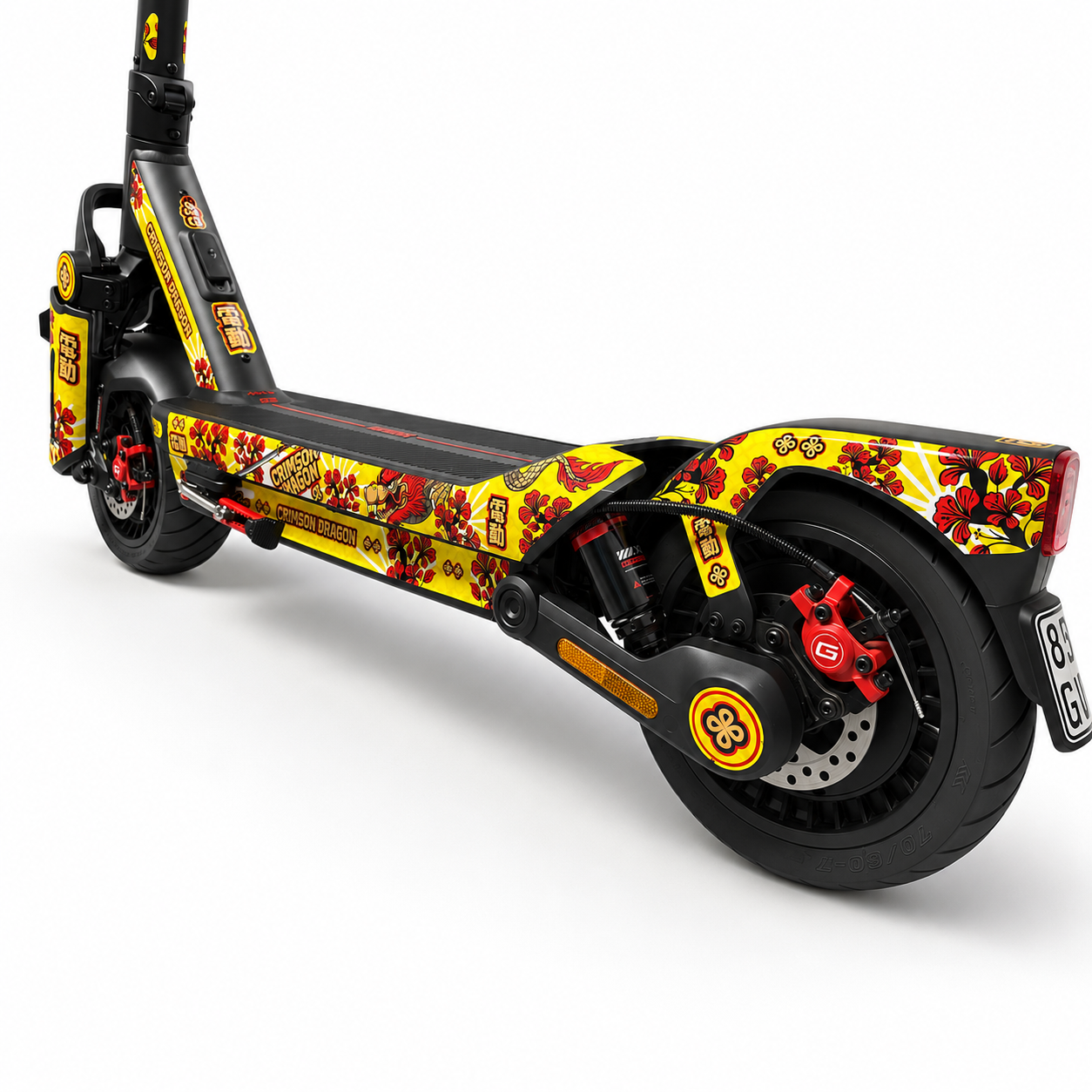 SEGWAY NINEBOT G3 SKIN | CRIMSON DRAGON YELLOW