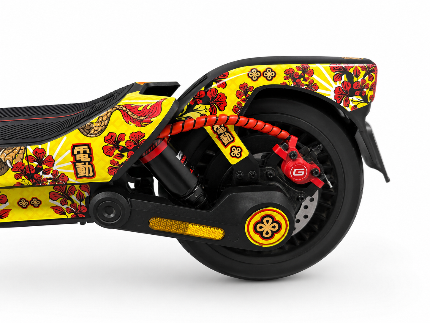 SEGWAY NINEBOT G3 SKIN | CRIMSON DRAGON YELLOW