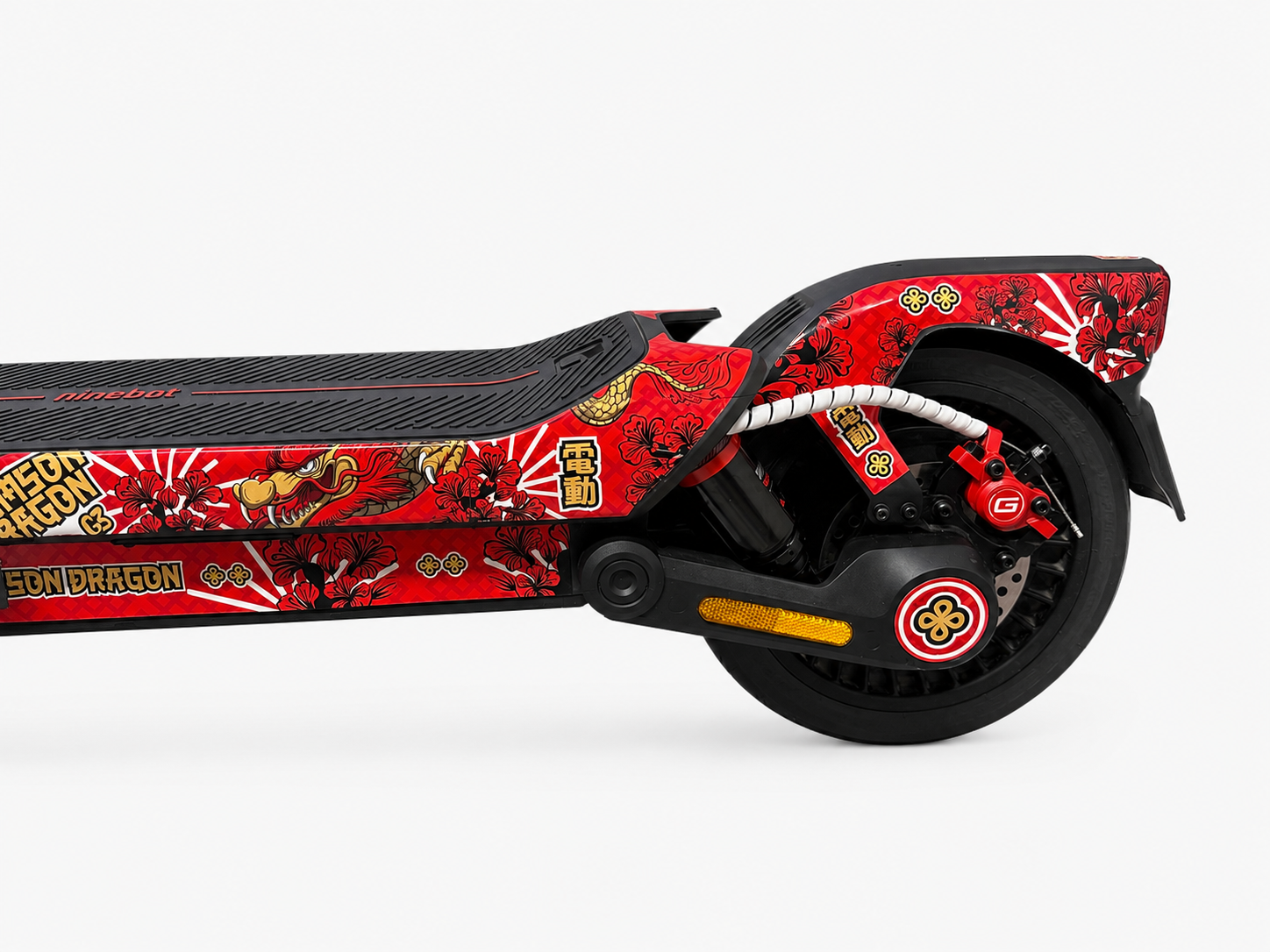 SEGWAY NINEBOT G3 SKIN | CRIMSON DRAGON YELLOW