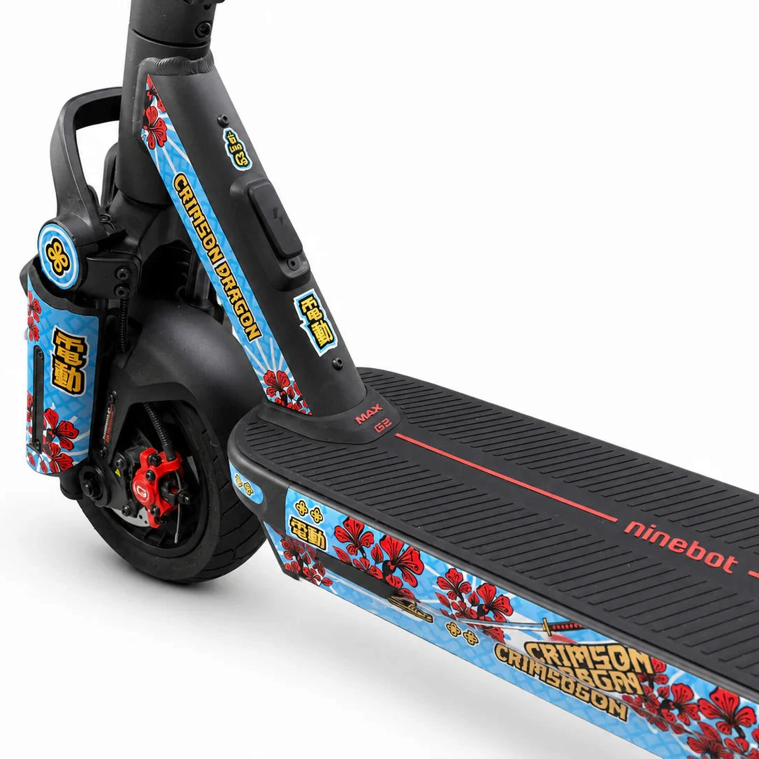 SEGWAY NINEBOT G3 SKIN | CRIMSON DRAGON SKY BLUE
