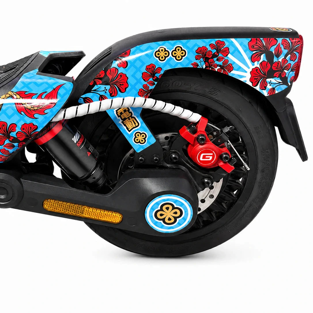 SEGWAY NINEBOT G3 SKIN | CRIMSON DRAGON SKY BLUE