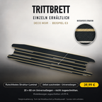 DECO NOIR – 39,99 € für 20x80 cm Universalbogen, nicht zugeschnitten; Modellzuschnitt49,99 €