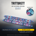 POP CIRCUIT Trittbrett STANDARD – 20x80 cm Bogen nicht zugeschnitten, Modellzuschnitt separat