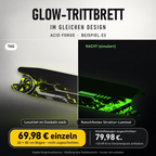 ACID FORGE Trittbrett GLOW – 20x80 cm Bogen nicht zugeschnitten, Modellzuschnitt separat