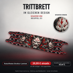 SHADOW ONI Trittbrett STANDARD – 20x80 cm Bogen nicht zugeschnitten, Modellzuschnitt separat