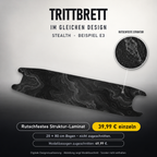 STEALTH Trittbrett STANDARD – 20x80 cm Bogen nicht zugeschnitten, Modellzuschnitt separat