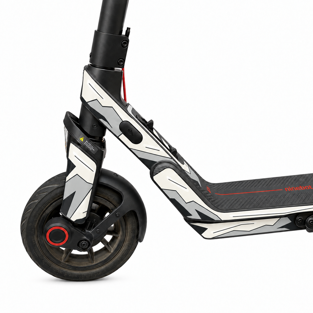 Segway Ninebot E3 2D INK – Vorderteil, digitale Designvisualisierung