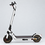 Beklebte Flächen des Skin-Sets für Segway Ninebot E3. Die markierten Flächen zeigen die vorgesehene Abdeckung.