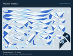 Frost Wyrm Ninebot E3: alle 32 Skin-Teile mit elf vorgesehenen Aussparungen.