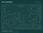 Koi Garden für Ninebot E3: Gestaltung aller 32 Original-Sticker mit erhaltenen Aussparungen; originale Trittmatte bleibt erhalten.