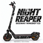 NIGHT REAPER – Designvisualisierung am Segway Ninebot E3. Scooter nicht enthalten.