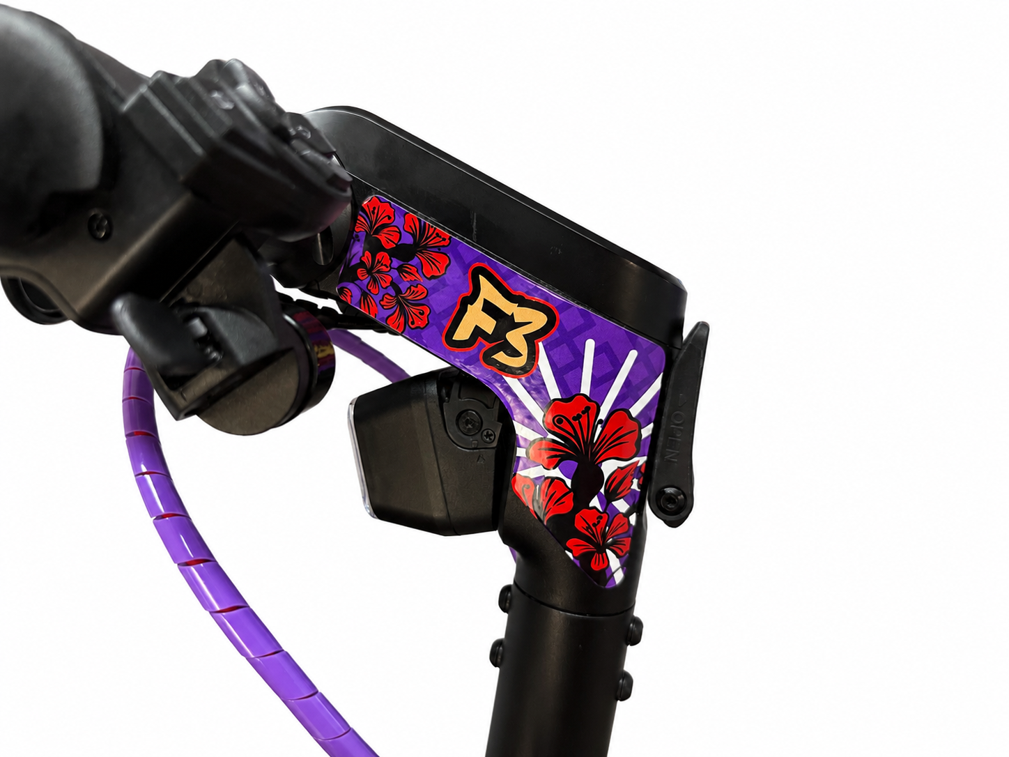 SEGWAY NINEBOT F3 SKIN | CRIMSON DRAGON PURPLE