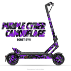 PURPLE CYBER CAMOUFLAGE – Designvisualisierung am Egret Ey!1. Scooter nicht enthalten.