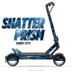 SHATTER PRISM – Designvisualisierung am Egret Ey!1. Scooter nicht enthalten.
