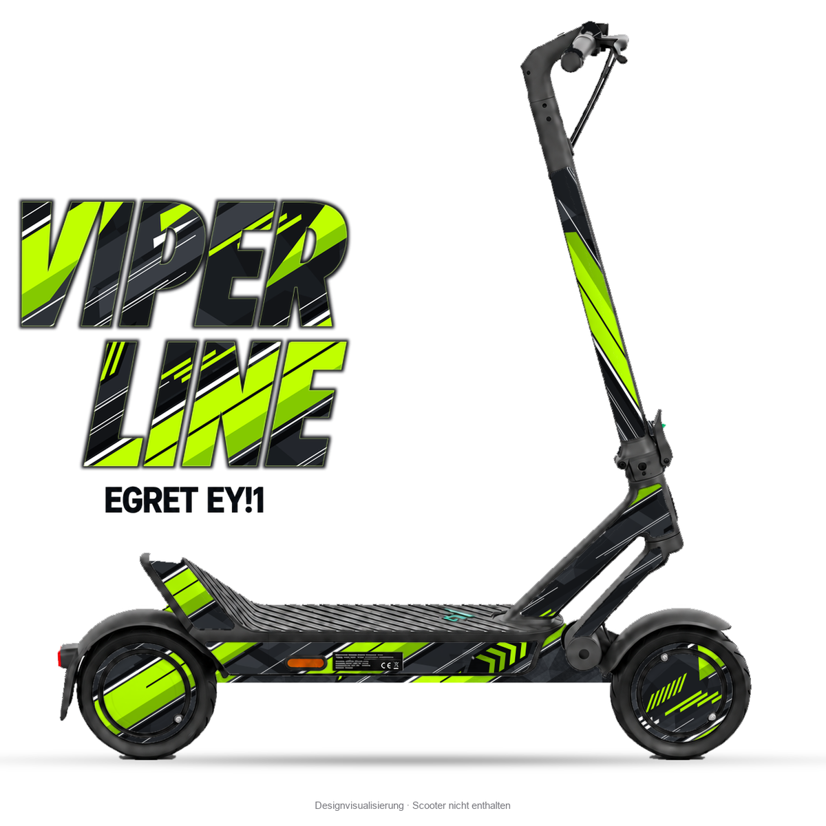 VIPER LINE – Designvisualisierung am Egret Ey!1. Scooter nicht enthalten.