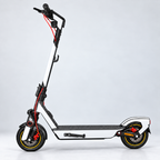 Beklebte Flächen des Skin-Sets für Segway Ninebot F3. Die markierten Flächen zeigen die vorgesehene Abdeckung.
