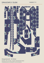 Dragonfly Dusk – 25 originale Ninebot F3 Skin-Teile; originale Trittmatte bleibt erhalten