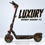LUXURY – Designvisualisierung am Segway Ninebot F3. Scooter nicht enthalten.