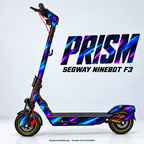 PRISM – Designvisualisierung am Segway Ninebot F3. Scooter nicht enthalten.