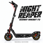 NIGHT REAPER – Designvisualisierung am Segway Ninebot F3. Scooter nicht enthalten.