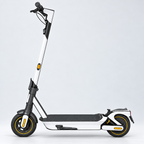 Beklebte Flächen des Skin-Sets für Segway Ninebot MAX G2. Die markierten Flächen zeigen die vorgesehene Abdeckung.