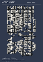 MONO MAZE für NINEBOT MAX G2 – Designübersicht der 27 tatsächlichen Skin-Teile; originale Trittmatte bleibt erhalten.