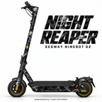 NIGHT REAPER – Designvisualisierung am Segway Ninebot MAX G2. Scooter nicht enthalten.