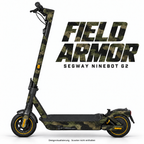 FIELD ARMOR – Designvisualisierung am Segway Ninebot MAX G2. Scooter nicht enthalten.
