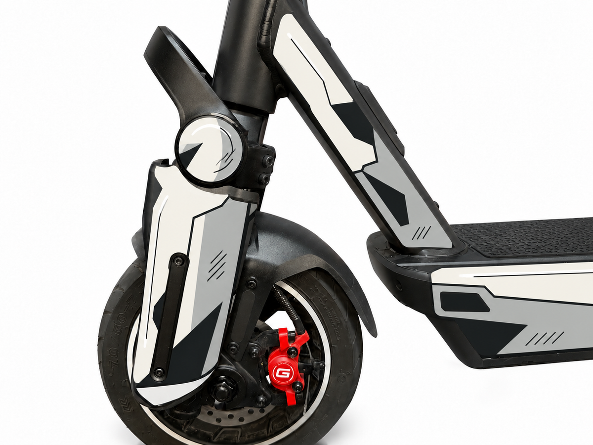 Segway Ninebot G3 2D INK – Frontdetail, digitale Designvisualisierung