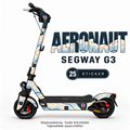 AERONAUT Skin am Segway Ninebot G3 – Designvisualisierung, Felgenaufkleber separat